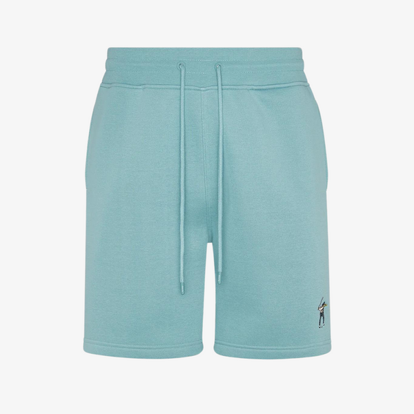 mens eastside golf core fleece shorts (mineral green)