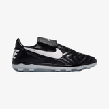 mens nike cryoshot tiempo '94 og black white university gold - front