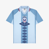 mens pleasures two cats jersey (blue)
