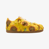 mens nike air force 1 07 lx sesame sunflower - front
