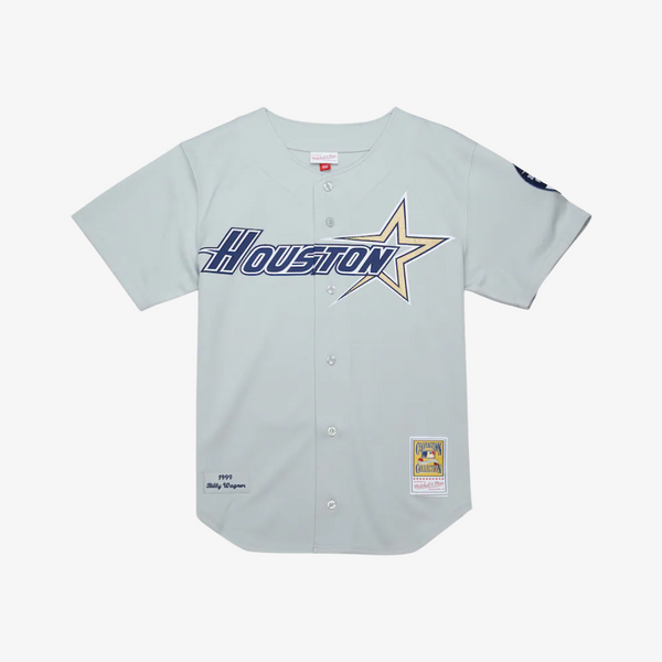 mens mitchell and ness billy wagner jersey (grey/gold)