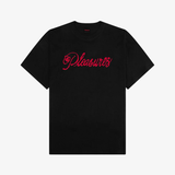 mens pleasures scrawl s/s tee (black)