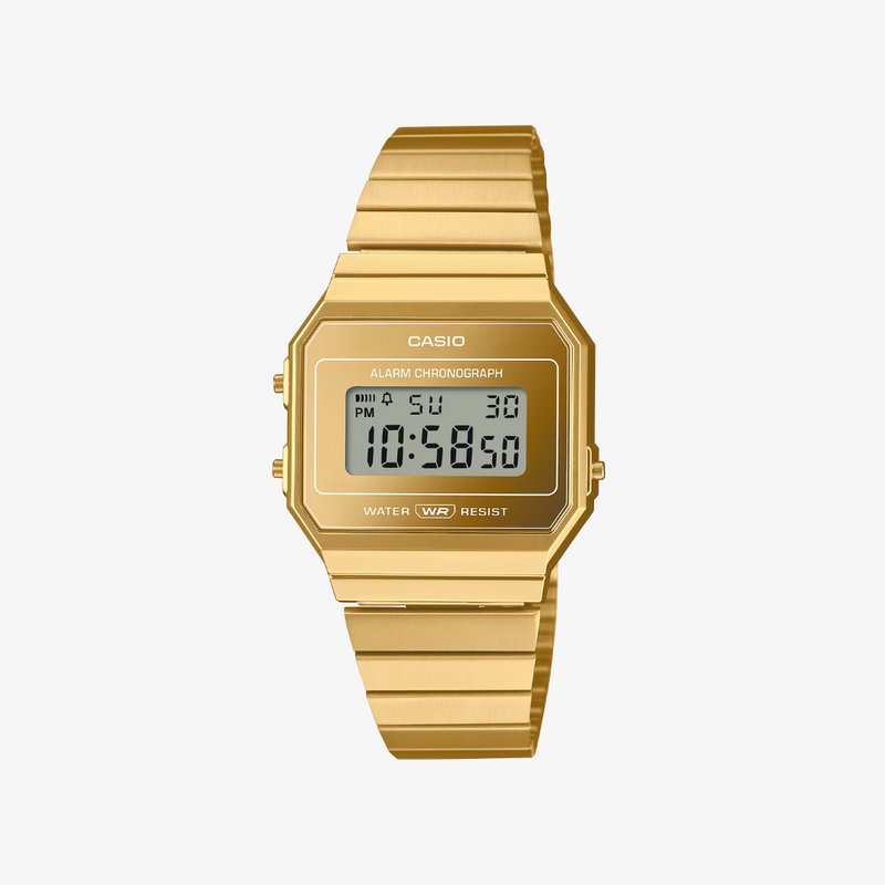 casio vintage digital watch (gold)