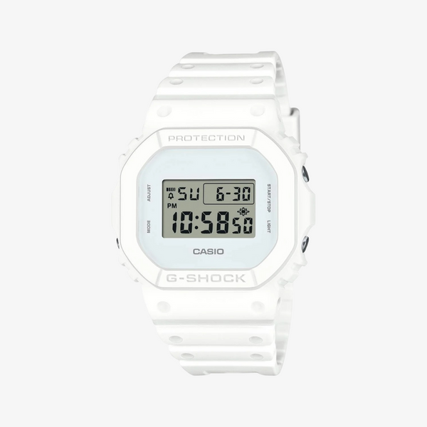 casio g shock digital watch (white)