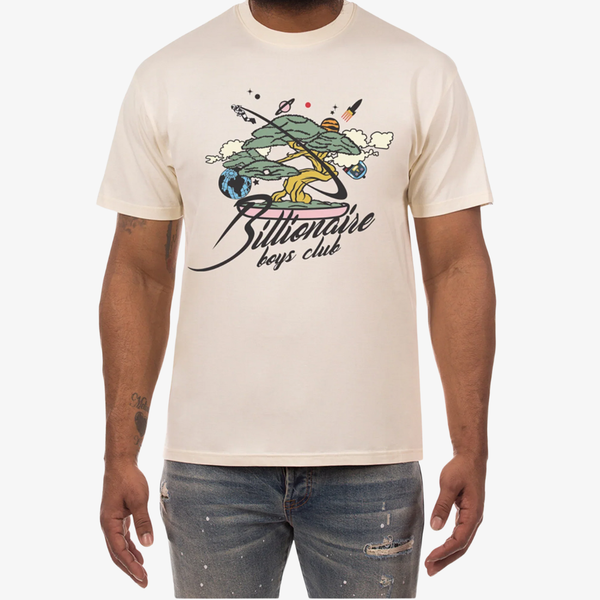 mens billionaire boys club zen s/s tee (winter white)