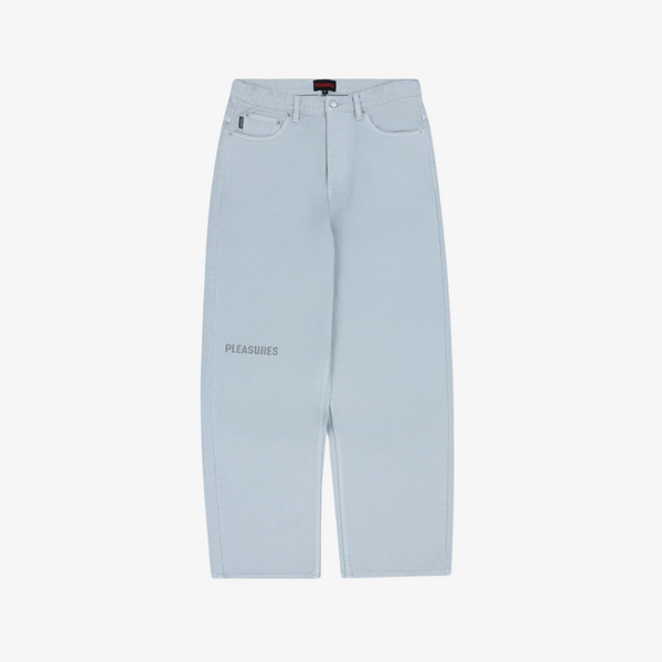 mens pleasures formula baggy pants (light grey)