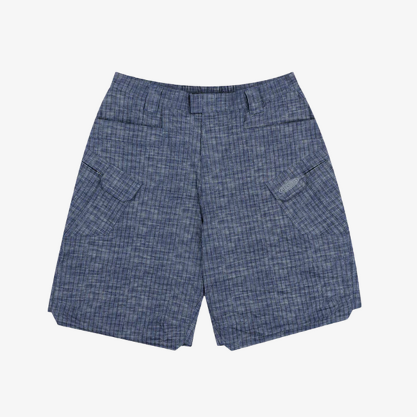 mens pleasures oval tactical cargo shorts (navy)