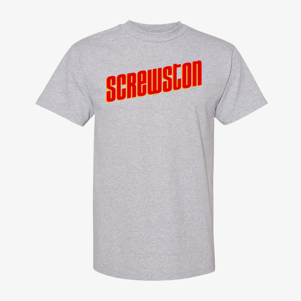 mens ridin dirty screwston s/s tee (heather grey)