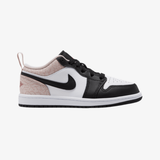 preschool jordan 1 low se (black/team red-white-lt orewood brn)