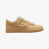 mens nike dunk low retro premium sesame - front