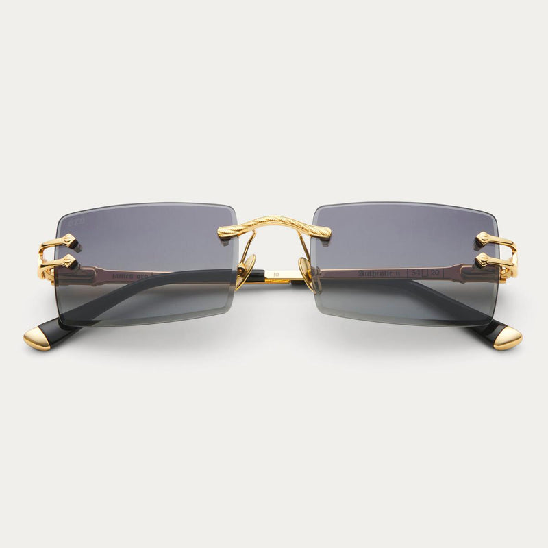 mens james oro sunglasses authentic ii (black tint)