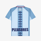 mens pleasures two cats jersey (blue)