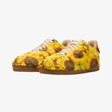 mens nike air force 1 07 lx sesame sunflower - side