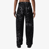 womens jordan flight baggy pants (black)