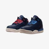 womens jordan 3 retro (obsidian/chalk-track red)