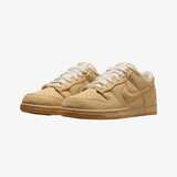 mens nike dunk low retro premium sesame - side