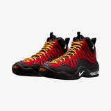 mens nike air bakin high sp (varsity red/white-varsity maize-black)