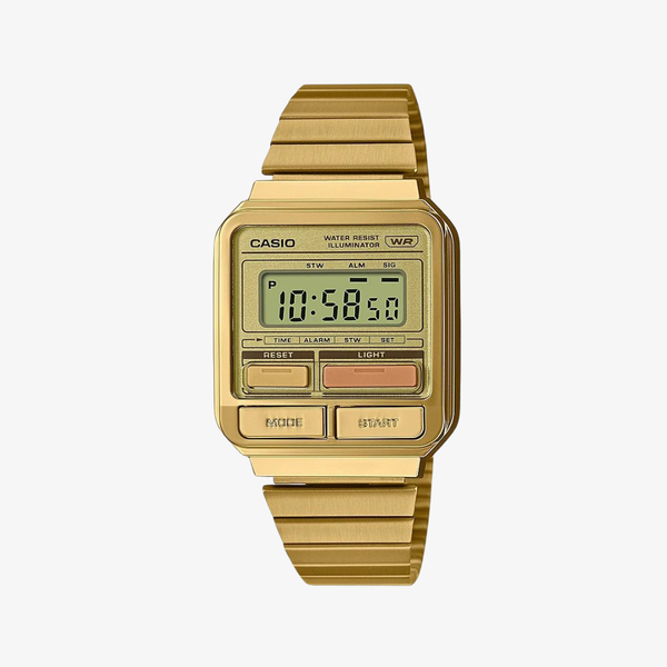 casio vintage digital watch (gold)