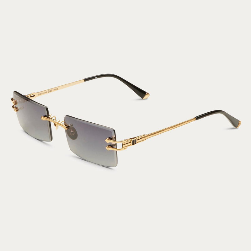 mens james oro sunglasses authentic ii (black tint)
