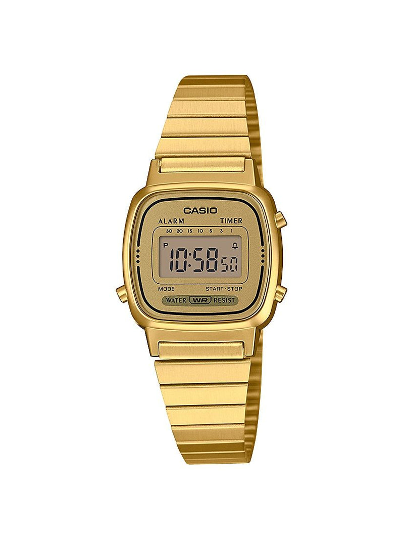 casio vintage watch (metallic gold)