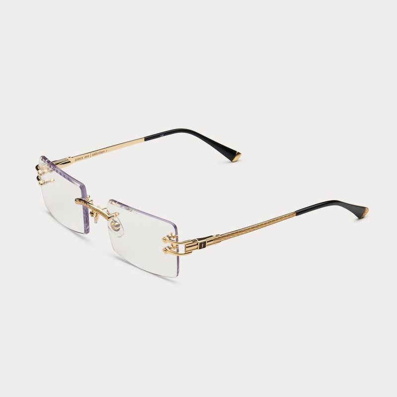 mens james oro sunglasses authentic ii (clear)