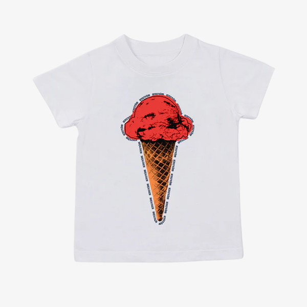 kids icecream mint s/s tee (white)