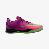 grade school nike kobe 8 mambacurial (red plum/electric green-pink flash)