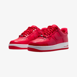 mens nike air force 1 '07 lv8 (university red/lt crimson-white)