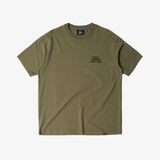 mens parra waiting for you s/s tee (green)