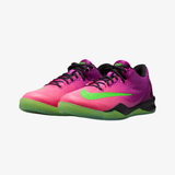 grade school nike kobe 8 mambacurial (red plum/electric green-pink flash)