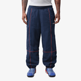mens jordan x awake ny track pants (midnight navy/infrared 23/infrared 23)