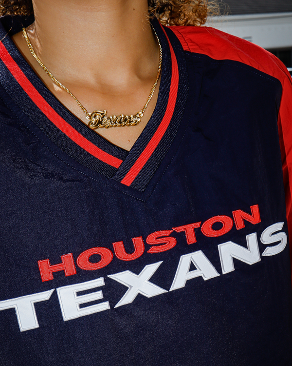 melody ehsani texans necklace (gold)