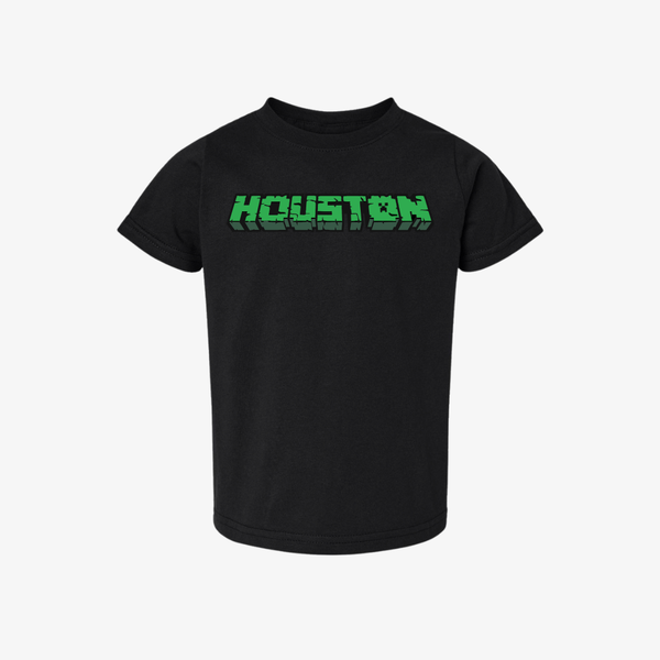 kids premiumgoods. houston creeper s/s tee (black) minecraft
