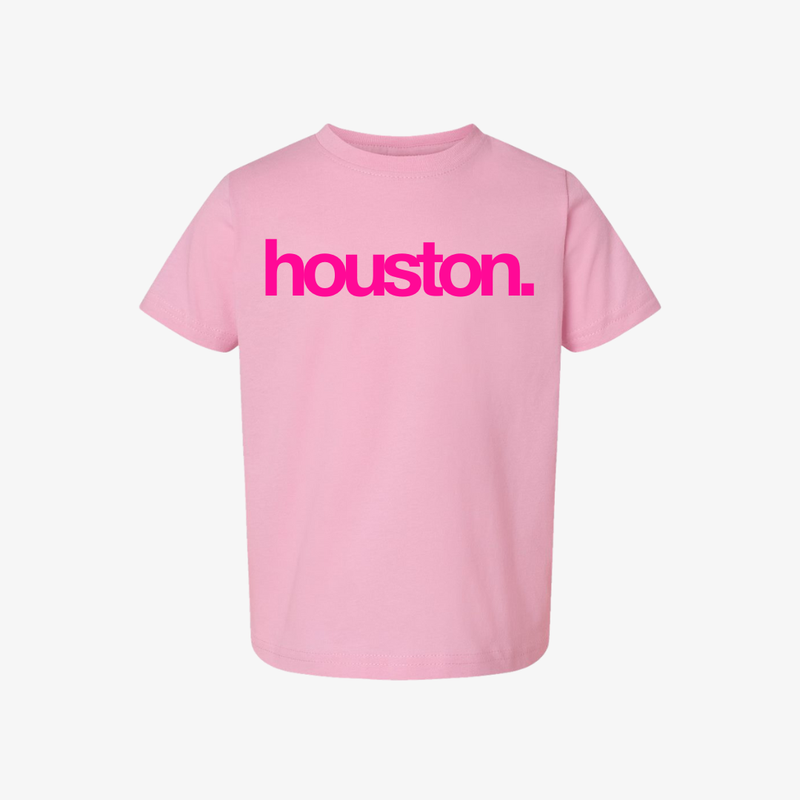 toddler premiumgoods. houston. s/s tee (hot pink)