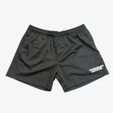mens premiumgoods. modern logo mesh shorts (black)