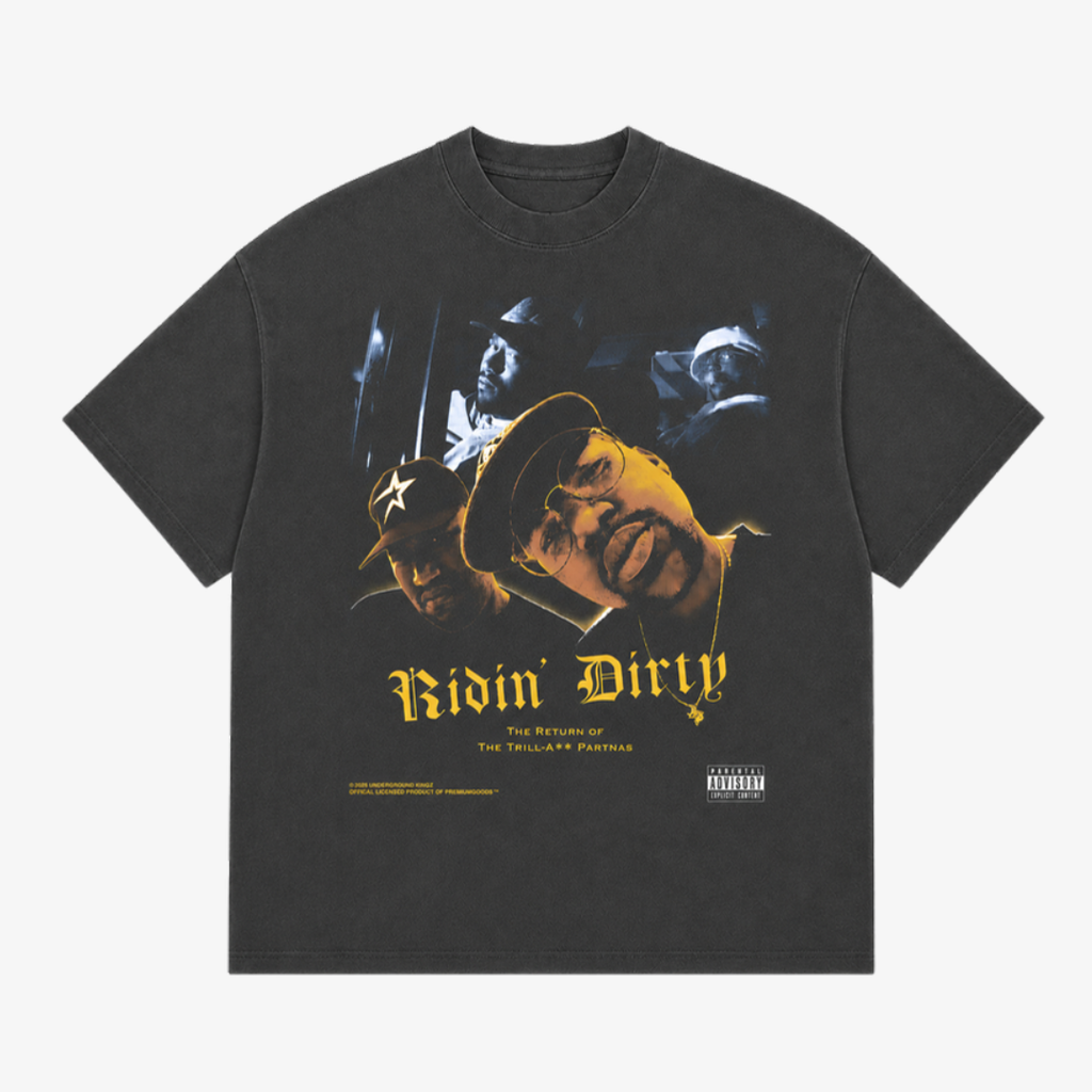preorder mens premiumgoods. ugk ridin dirty s/s tee (vintage black
