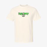 mens ridin' dirty alien s/s tee (cream)