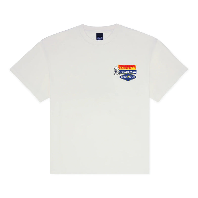 mens pasdemer good news s/s tee (white)