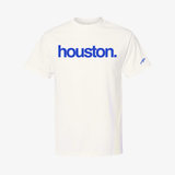 mens premiumgoods. houston s/s tee (off white/royal)