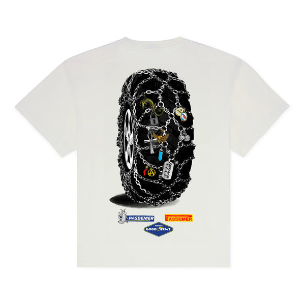 mens pasdemer good news s/s tee (white)