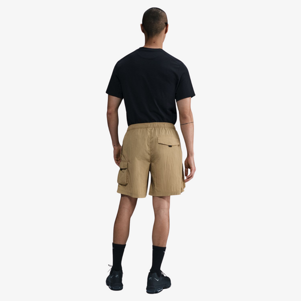 mens nike tech cargo short (tan)