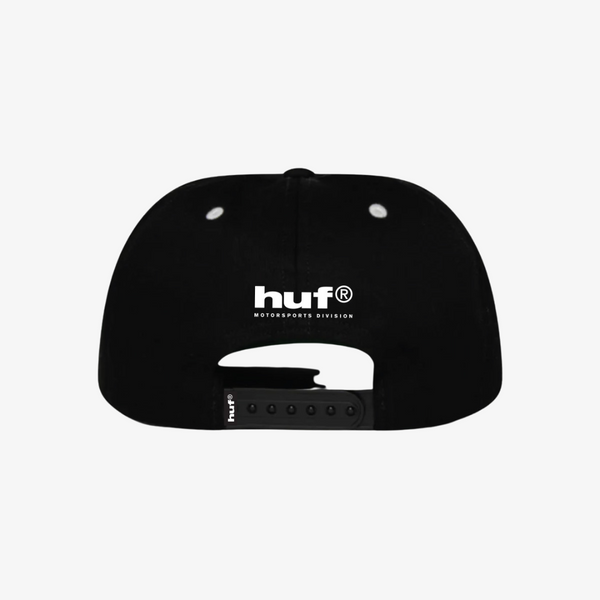 huf x greddy diagram snapback (black)