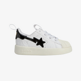 toddler adidas fom superstar 360 x bape (white/black/gold)