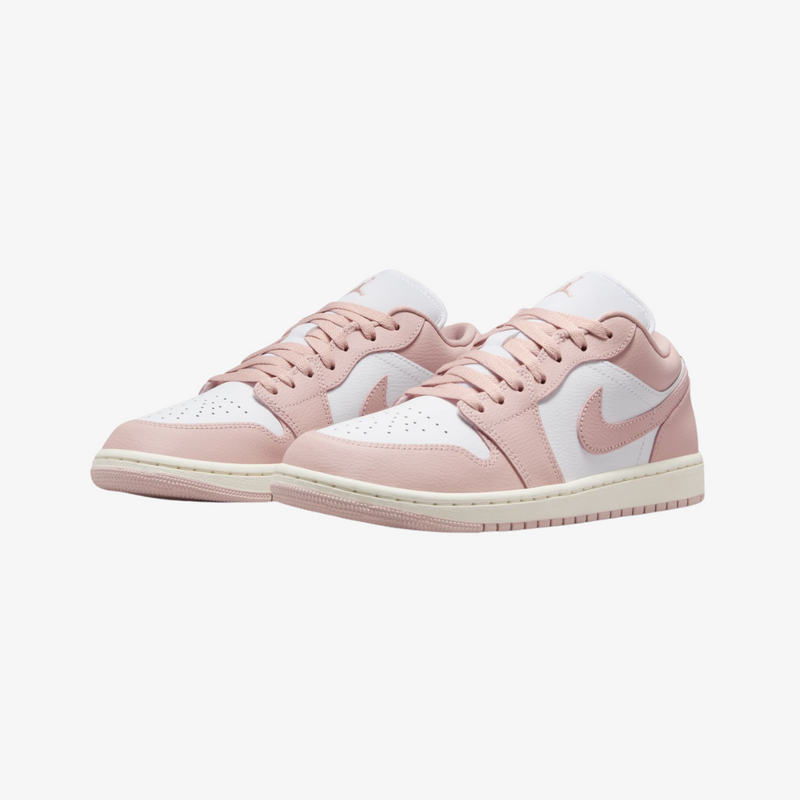 womens jordan 1 low (pink oxford)