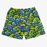 mens premiumgoods. bluebonnet camo mesh shorts (green)