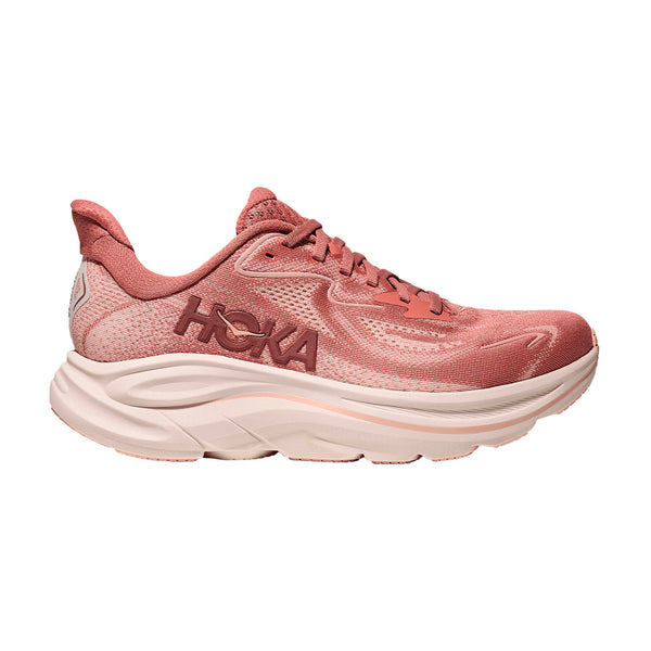 womens hoka clifton 10 (blush/rose latte)