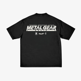 mens huf x metal gear solid mgs1 s/s tee (black/red)