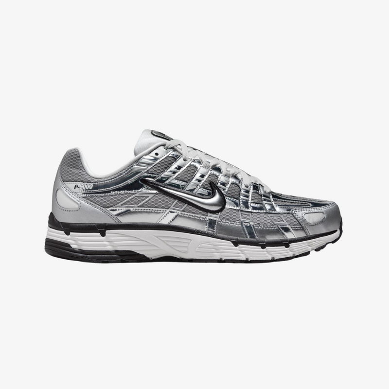 mens nike p-6000 (metallic silver/sail)