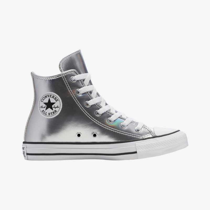 gradeschool converse ctas hi (silver/white)