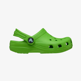 toddler crocs classic clog (green)